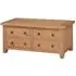 Appleby Coffee Table with 8 Drawer Storage - Oak