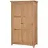 Appleby Oak Double Wardrobe - Satin Wax