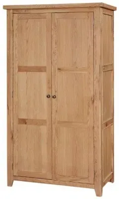 Appleby Oak Double Wardrobe - Satin Wax image