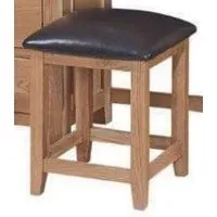 Appleby Oak Dressing Table Stool - Satin Wax