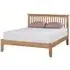 Appleby Petite Oak Bed Frame with Slatted Headboard - Oak