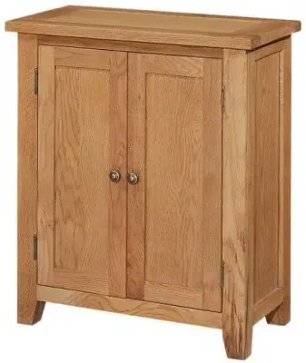Appleby Petite Oak Compact Sideboard with 2 Doors - Oak image