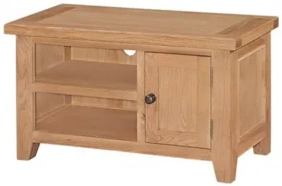 Appleby Small TV Unit with Storage - Oak image