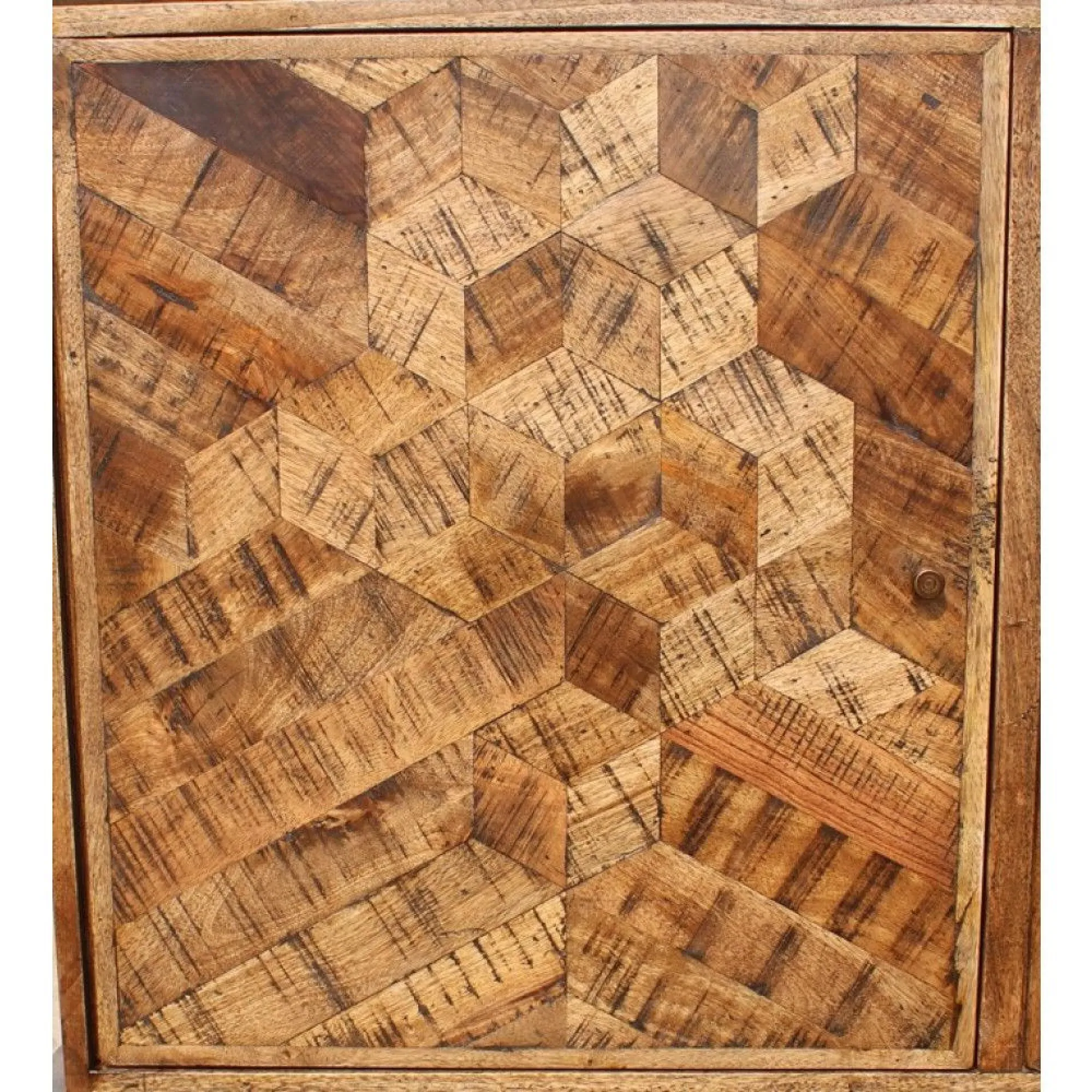 Juan Altigen Parquet 3 Door Large Sideboard - Sheesham Wood