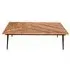 Juan Altigen Parquet Coffee Table - Antique Finish, Sheesham Wood