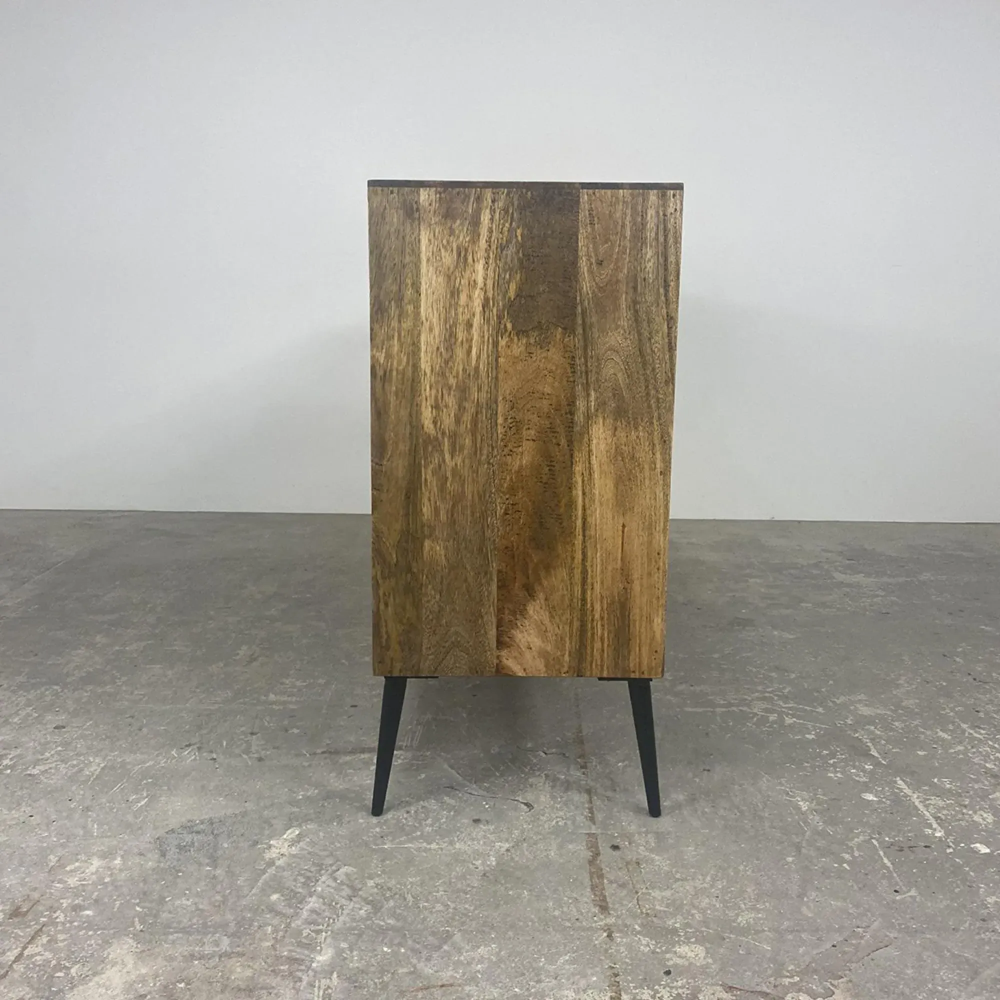 Juan Butterfly Parquet 3 Door Large Sideboard - Sheesham Wood