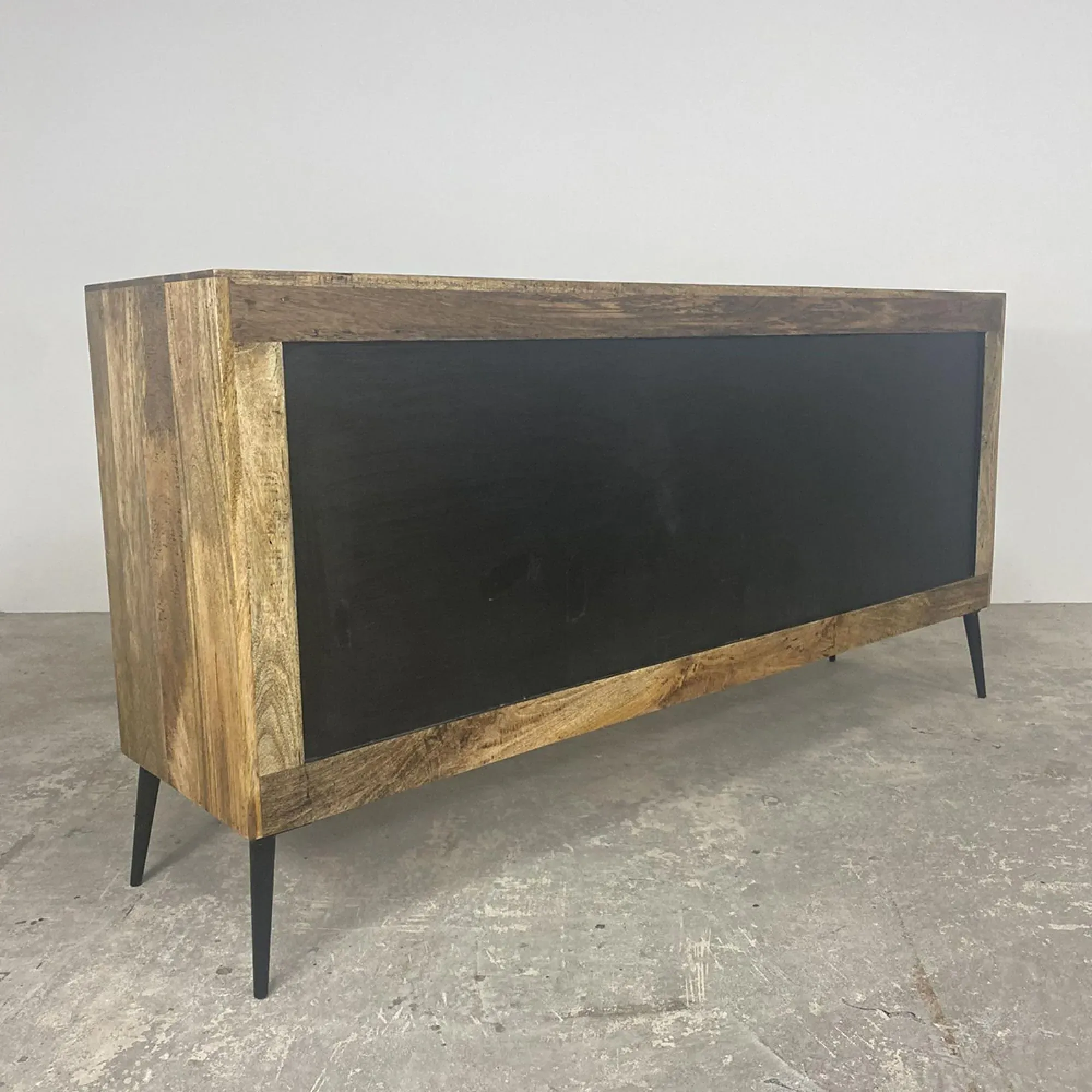 Juan Butterfly Parquet 3 Door Large Sideboard - Sheesham Wood