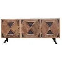 Juan Keruz 3 Door Large Sideboard - Acacia Wood