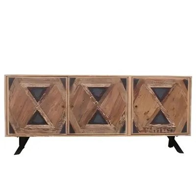 Juan Keruz 3 Door Large Sideboard - Acacia Wood