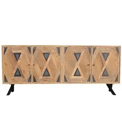 Juan Keruz 4 Door Extra Large Sideboard - Acacia Wood image