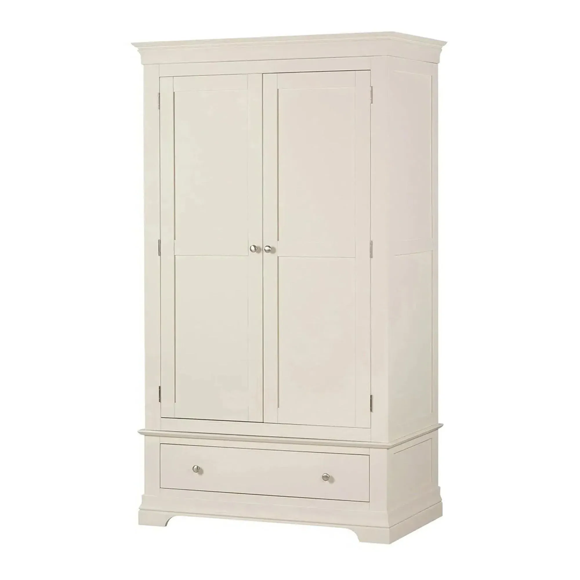 Paisley 2 Door Gents Wardrobe - Cream
