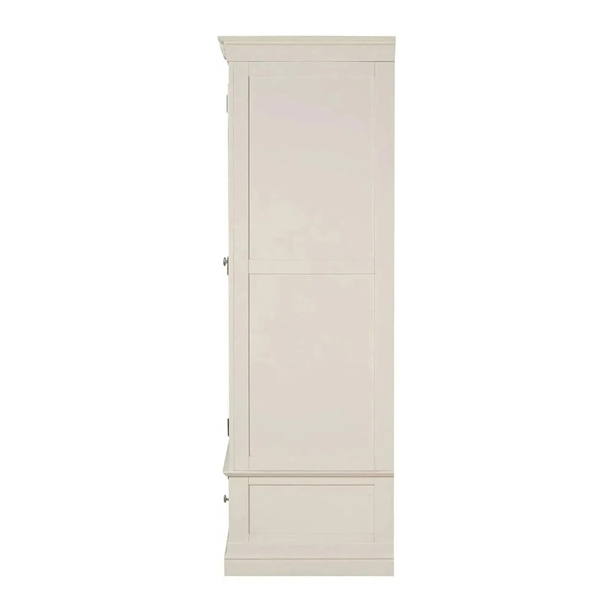 Paisley 2 Door Gents Wardrobe - Cream