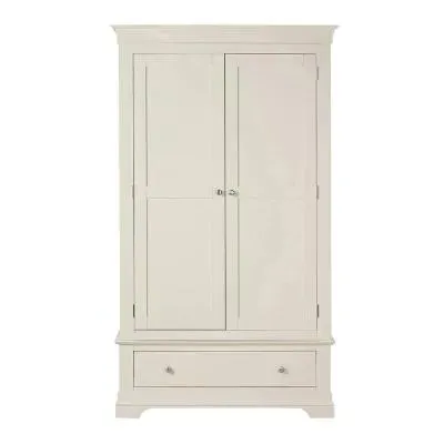 Paisley 2 Door Gents Wardrobe - Cream image