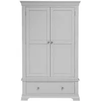 Paisley 2 Door Gents Wardrobe - Grey