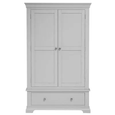 Paisley 2 Door Gents Wardrobe - Grey