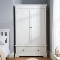 Paisley 2 Door Gents Wardrobe - White