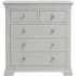 Paisley 2+3 Drawer Chest - Grey