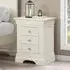 Paisley 3 Drawer Bedside Cabinet - Cream