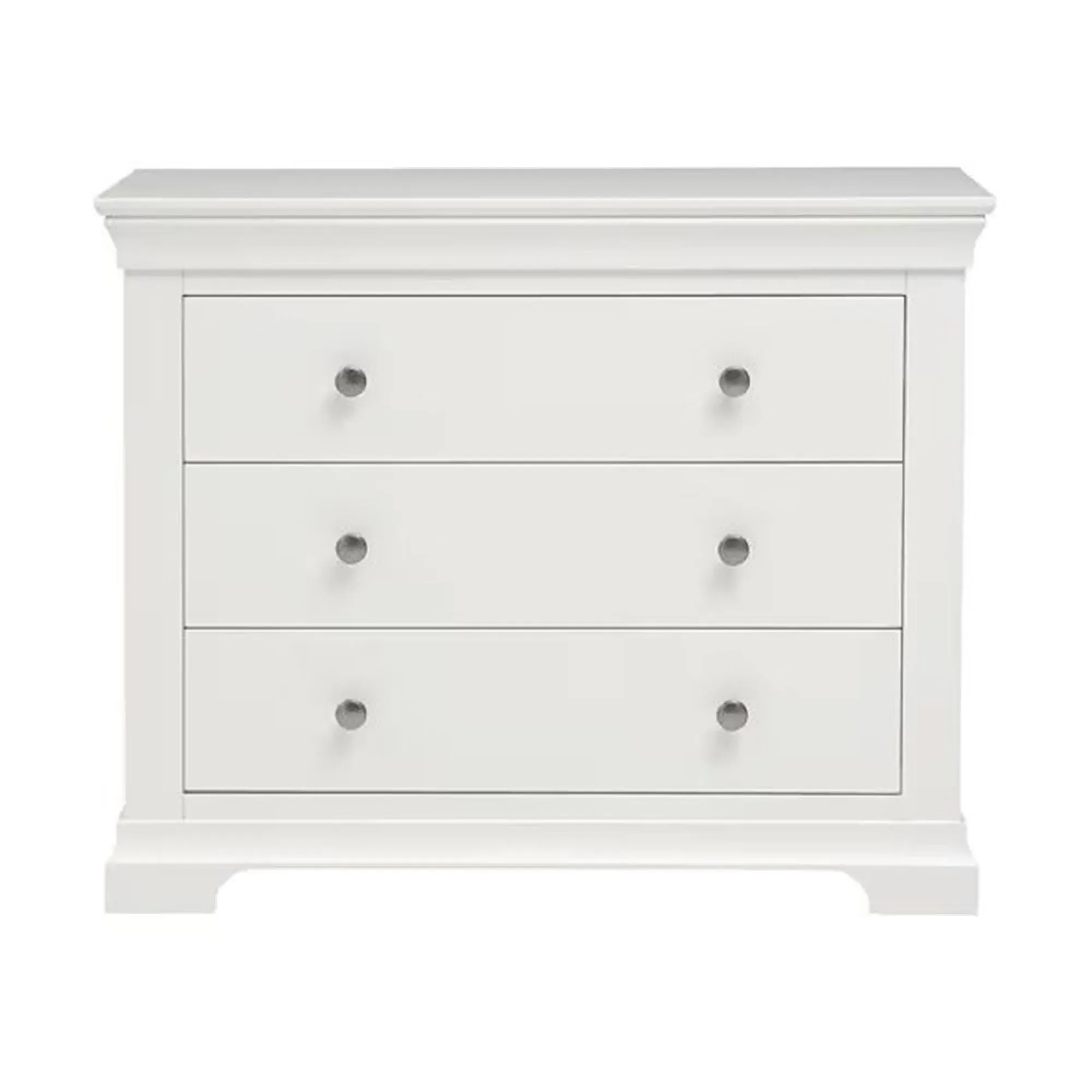 Paisley 3 Drawer Chest - White