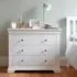 Paisley 3 Drawer Chest - White