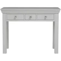 Paisley 3 Drawer Dressing Table - Grey