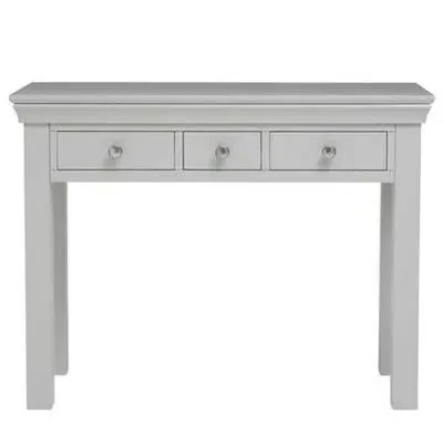Paisley 3 Drawer Dressing Table - Grey