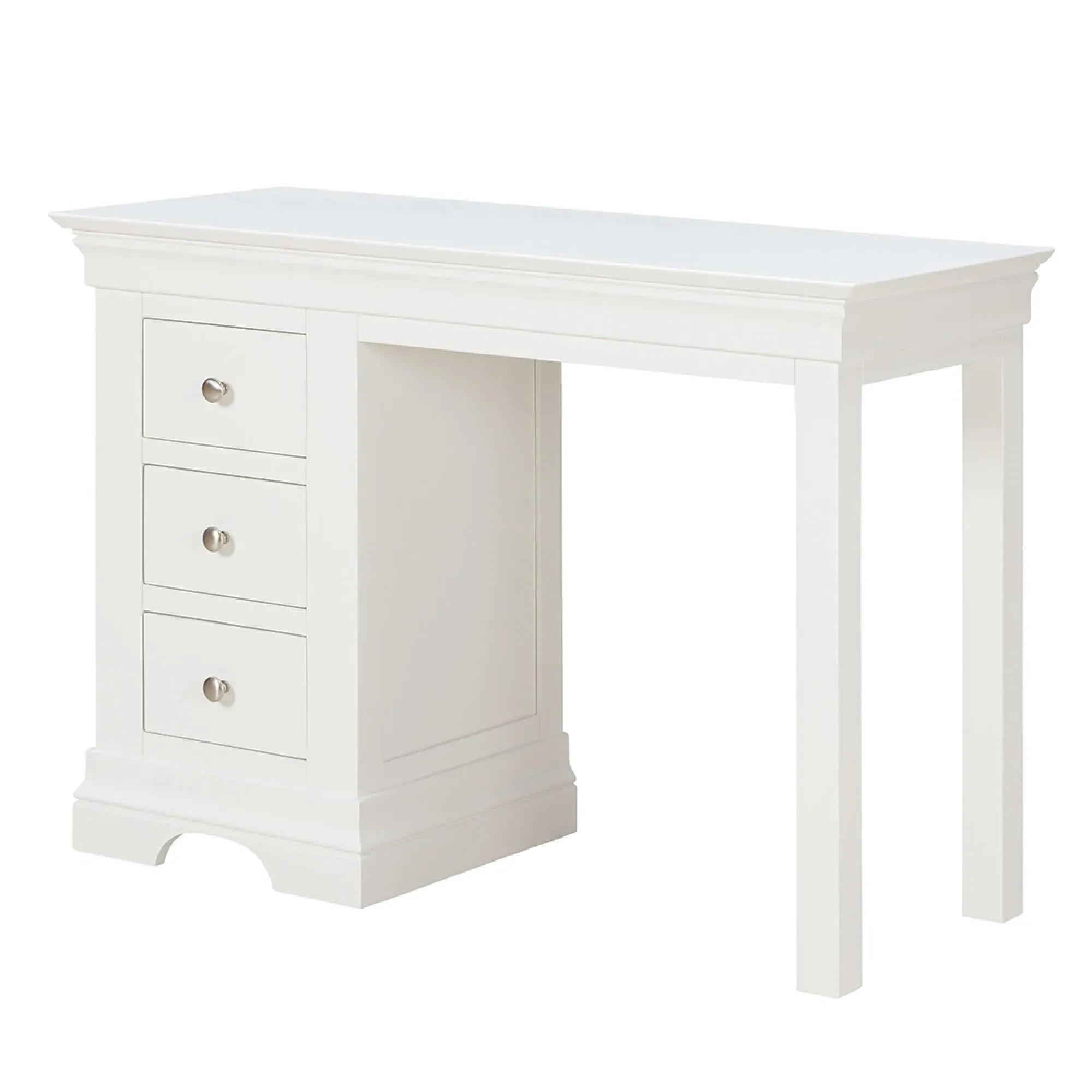 Paisley 3 Drawer Dressing Table - White