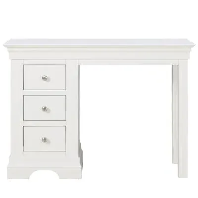 Paisley 3 Drawer Dressing Table - White