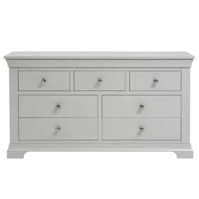 Paisley 3+4 Drawer Wide Chest - Grey image