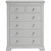Paisley 6-Drawer Chest - Grey