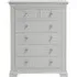 Paisley 6-Drawer Chest - Grey