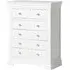 Paisley 6-Drawer Chest - White
