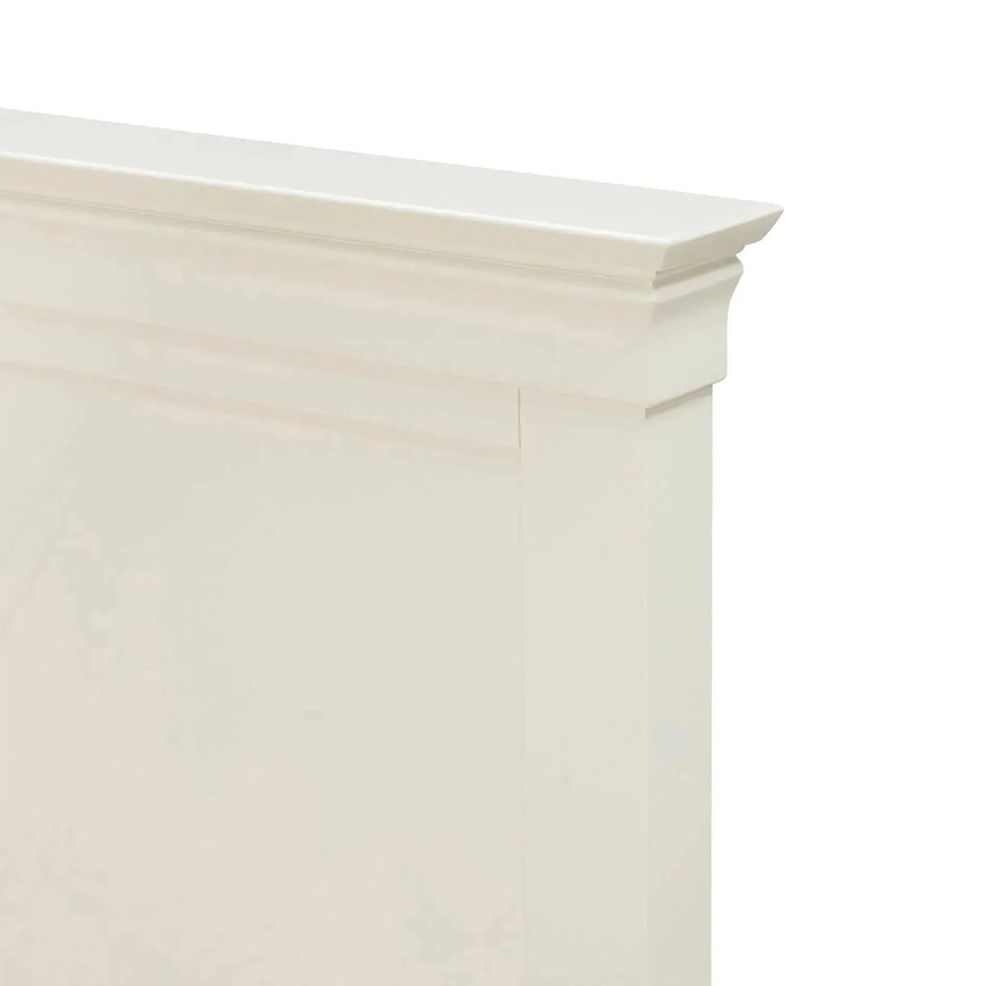 Paisley High Foot End Bed Frame - Cream