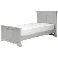 Paisley High Foot End Bed Frame - Grey