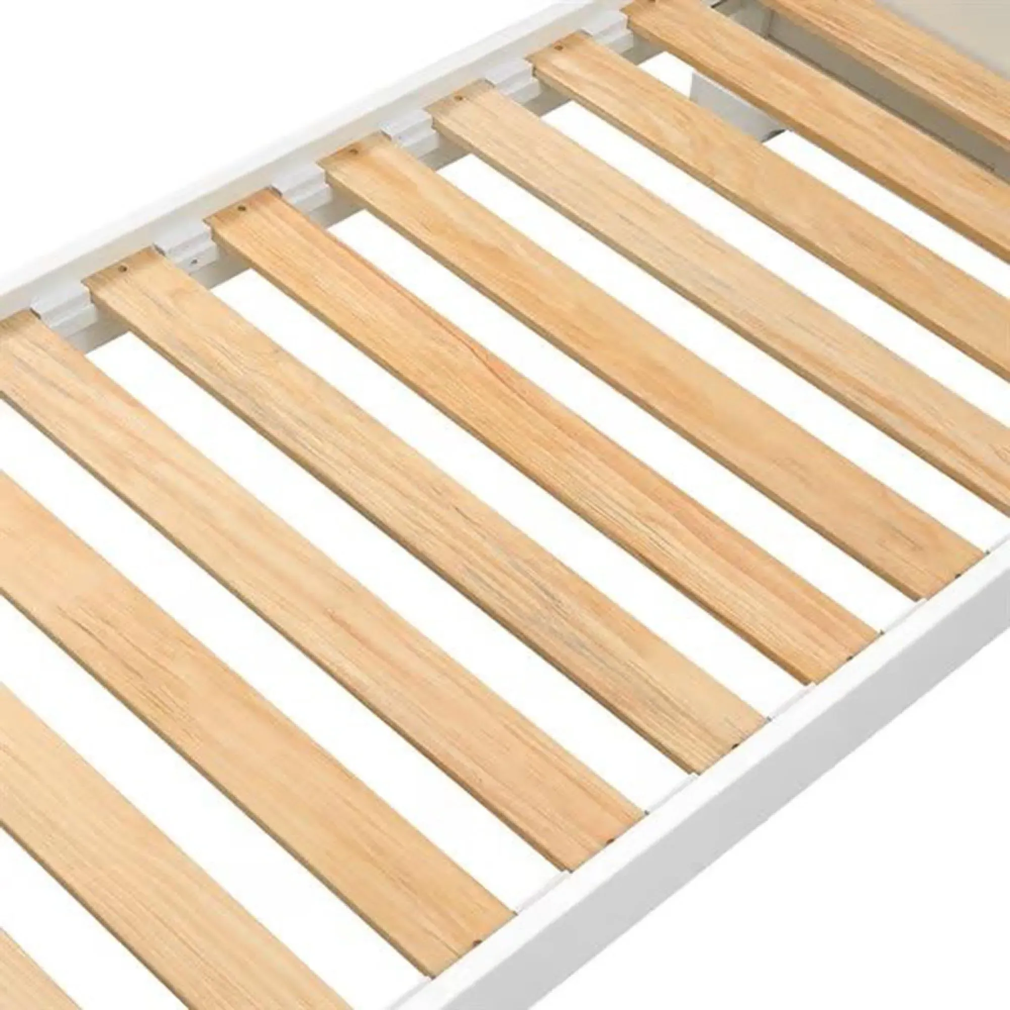 Paisley High Foot End Bed Frame - White