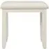 Paisley Padded Dressing Stool - Cream