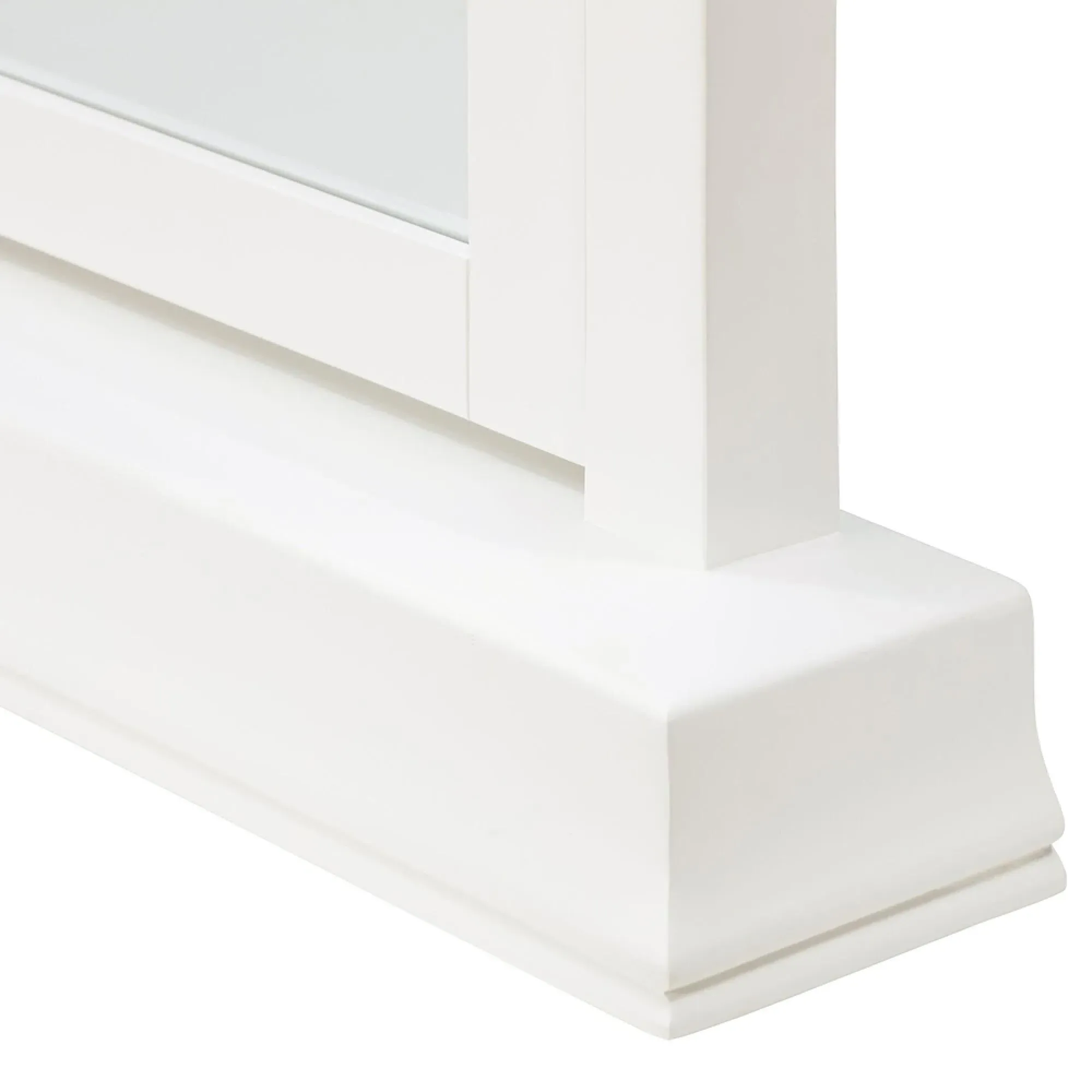 Paisley Vanity Mirror - White