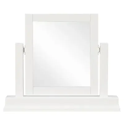 Paisley Vanity Mirror - White