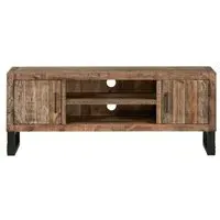 Preston 2 Door TV Unit - Rustic