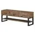 Preston 3 Drawer TV Unit - Rustic