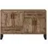 Preston 4 Door Medium Sideboard - Rustic