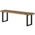 Preston Dining Bench - Rustic