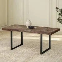 Preston Extendable Dining Table - Rustic