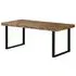 Preston Industrial 6-Seater Dining Table - Rustic