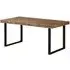 Preston Industrial 6-Seater Dining Table - Rustic