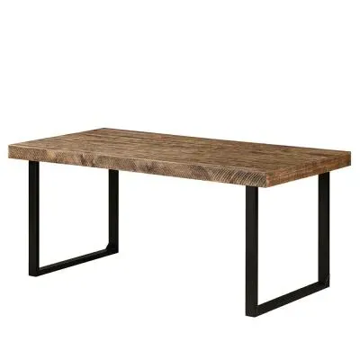 Preston Industrial 6-Seater Dining Table - Rustic image
