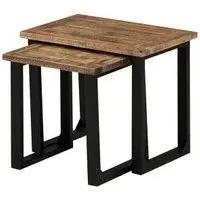 Preston Nest of 2 Tables - Rustic