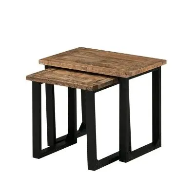 Preston Nest of 2 Tables - Rustic image