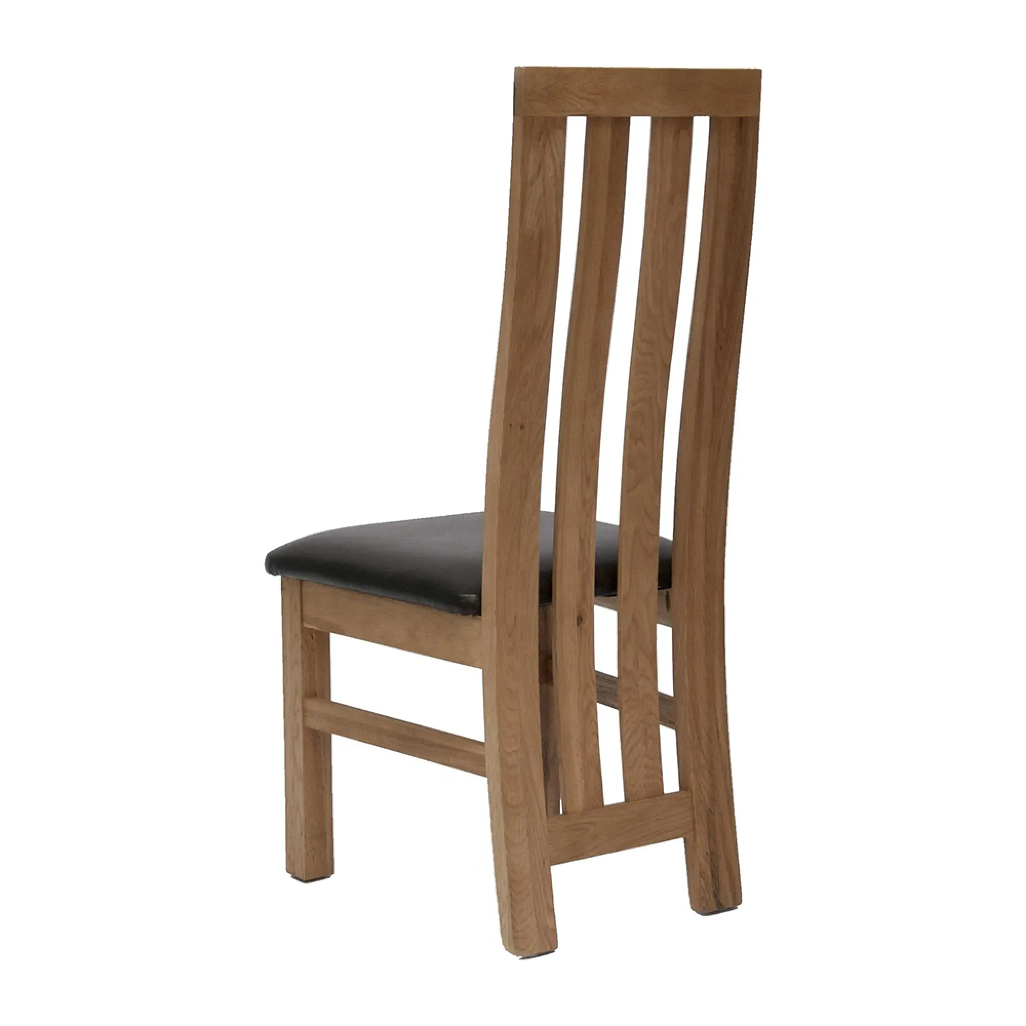 Aaron Dining Chair - Dark Brown, Oak