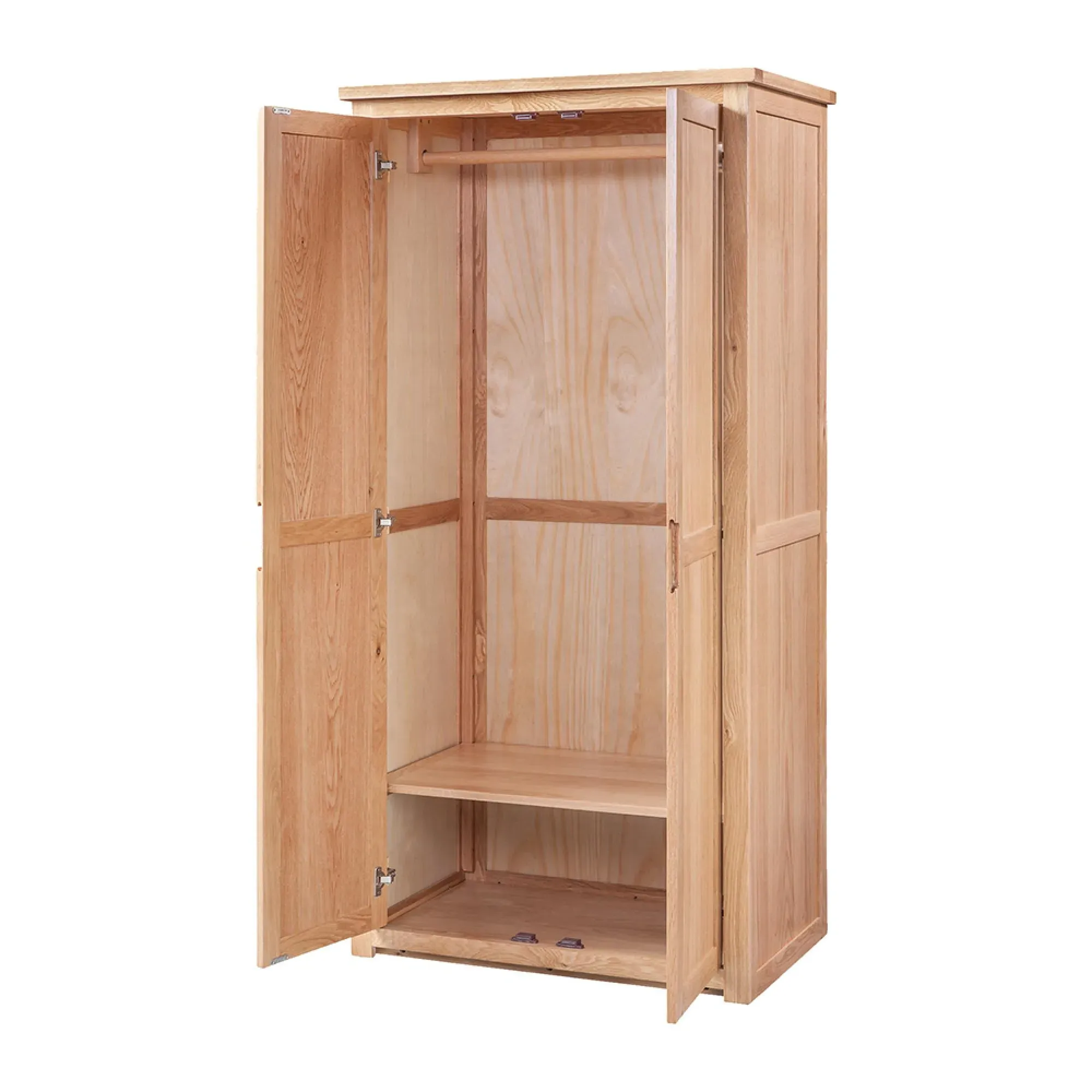 Berkeley 2 Door Wardrobe - Natural Oak